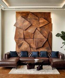 Modern Geometric Wall Art For Living Room Accent