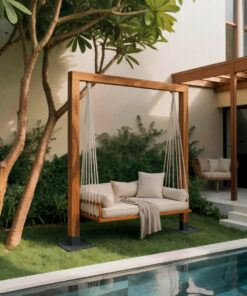 Modern Outdoor Daybed Swing For Poolside Or Garden