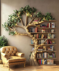 Tree Branch Bookshelf Floating Bookshelf Living Room